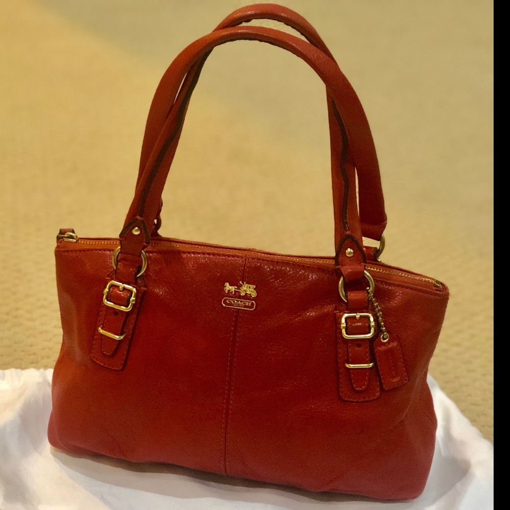 Coach Madison Leather Satchel Purse Handbag